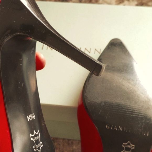 🔥HOST PICK🔥 Gianni Bini Candy 🍎 Red leather  👠 - Picture 10 of 13